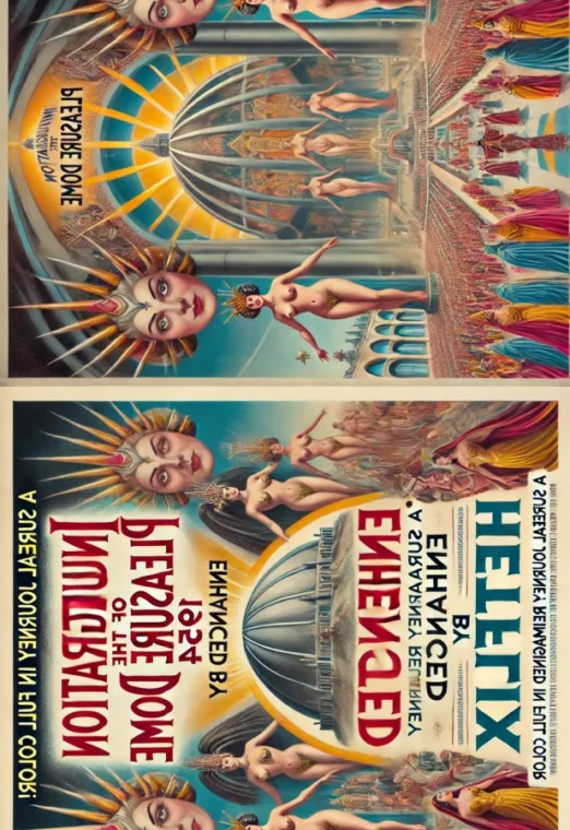 Inauguration of the Pleasure Dome (1954) Enhanced by AI