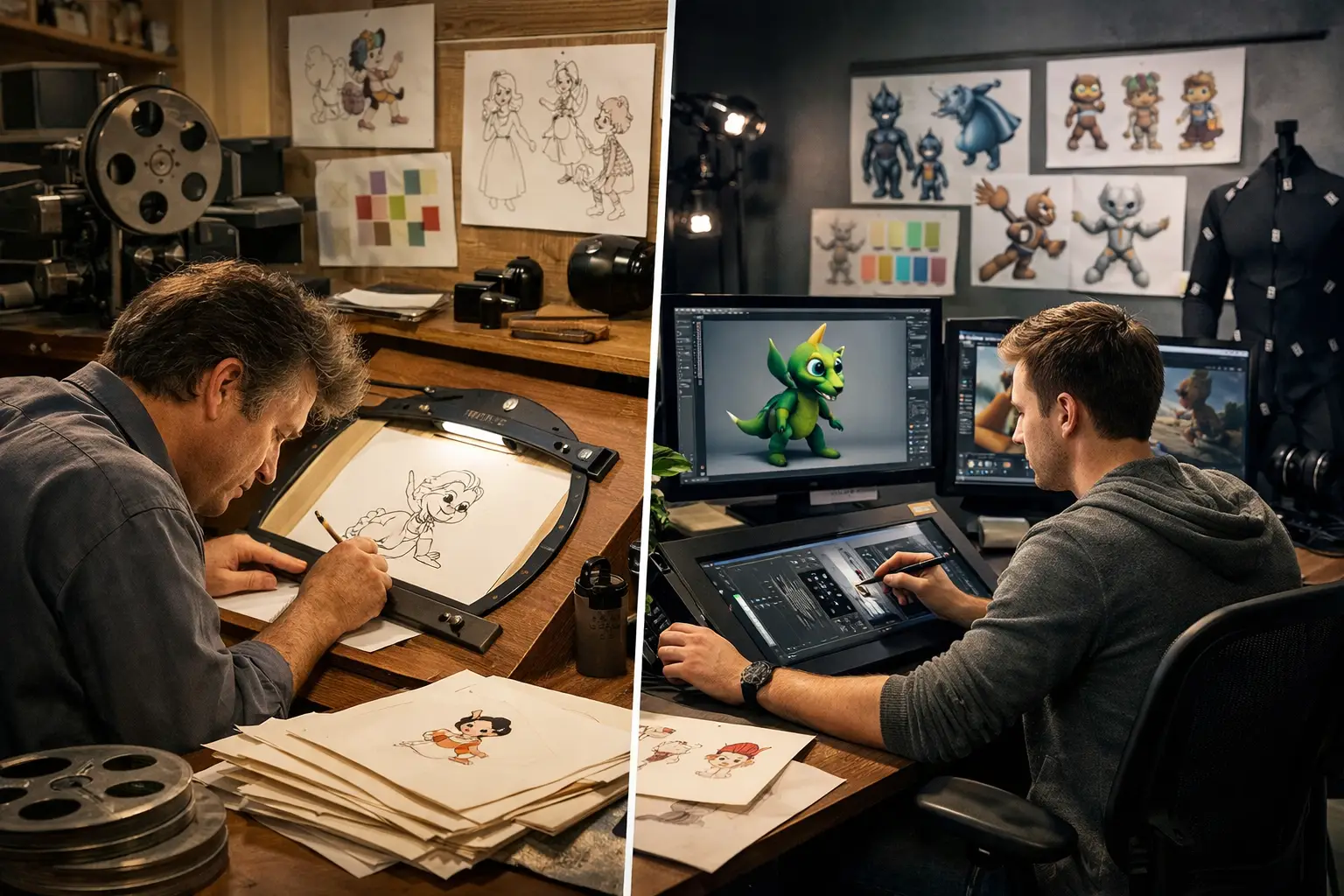 Classic Cartoons Versus Modern Animation